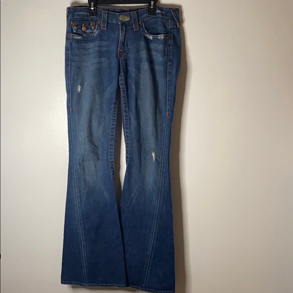 True religion flair leg denim jeans 29 like new